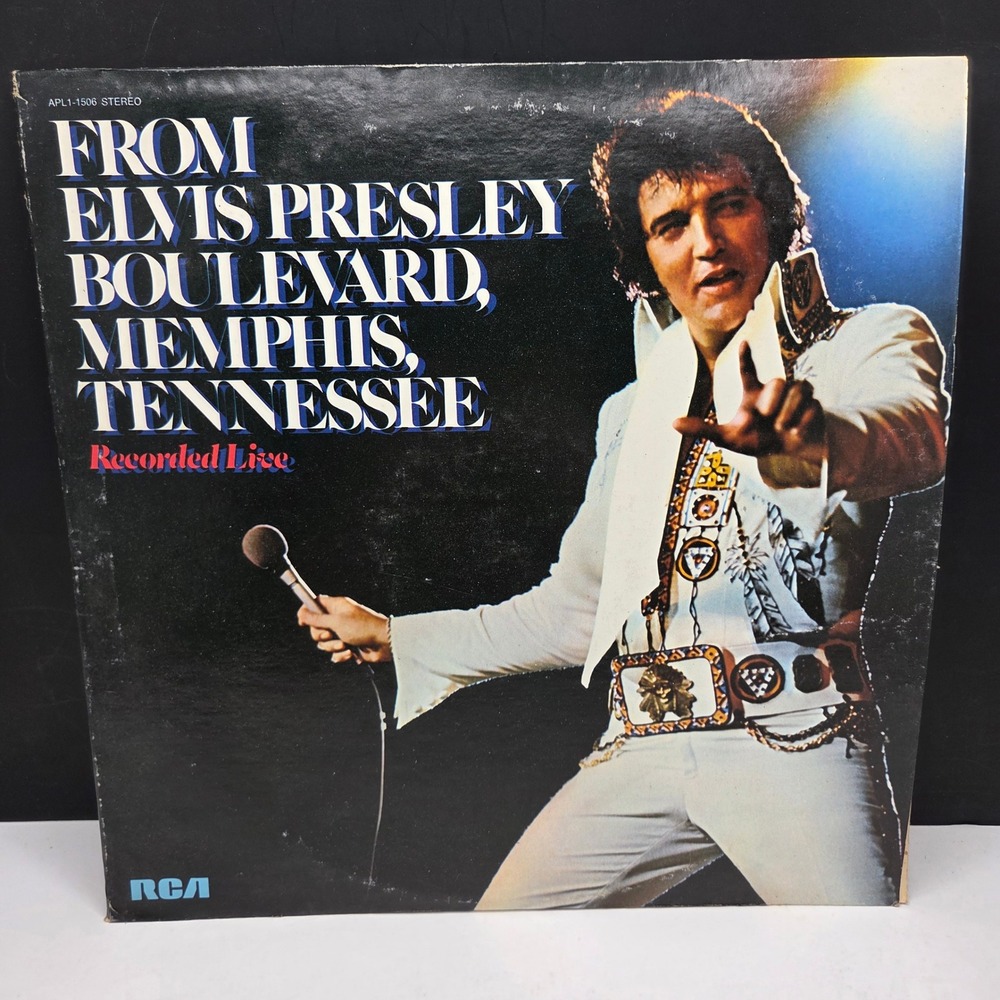 Elvis Presley From Elvis Presley Boulevard Memphis TN Vinyl LP APL1-1506